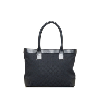 Black Gucci GG Canvas Tote Bag