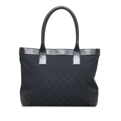 Black Gucci GG Canvas Tote Bag