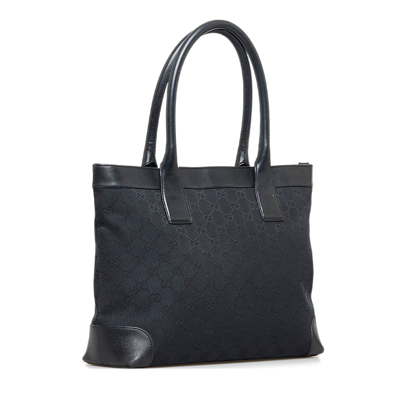 Black Gucci GG Canvas Tote Bag