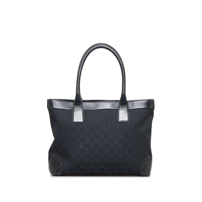 Black Gucci GG Canvas Tote Bag