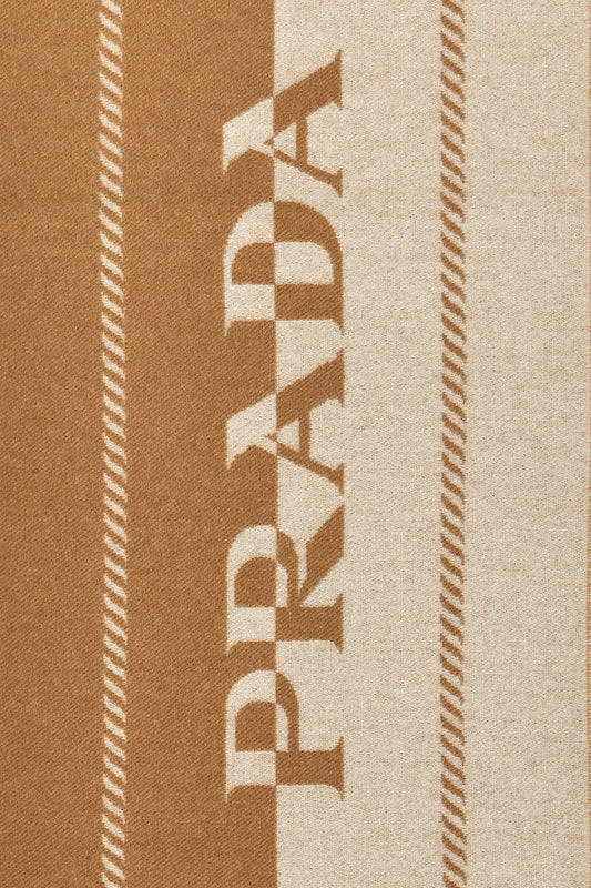 Prada Women Logo Scarf