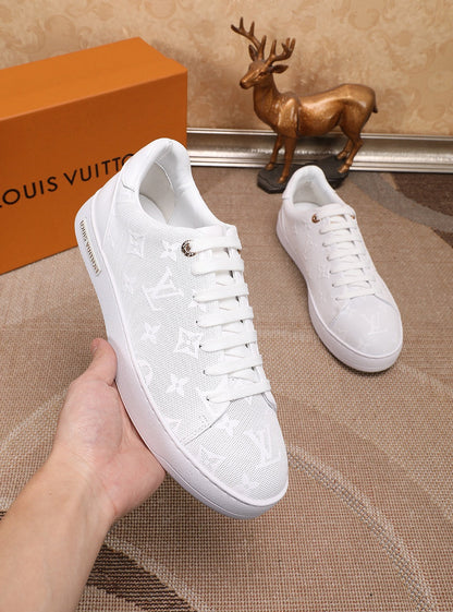 The Bags Vibe - Louis Vuitton Time Out White Sneaker