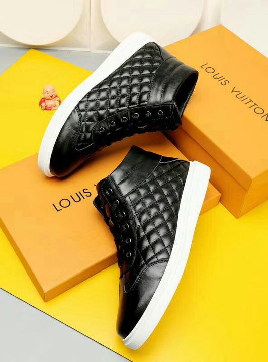 The Bags Vibe - Louis Vuitton HIgh Top Metal Black Sneaker