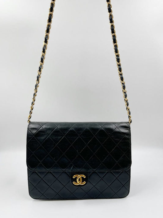 Vintage Black Chanel Flap Bag