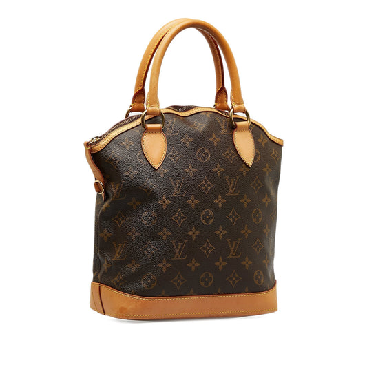 LOUIS VUITTON Monogram Lockit Vertical PM Handbag