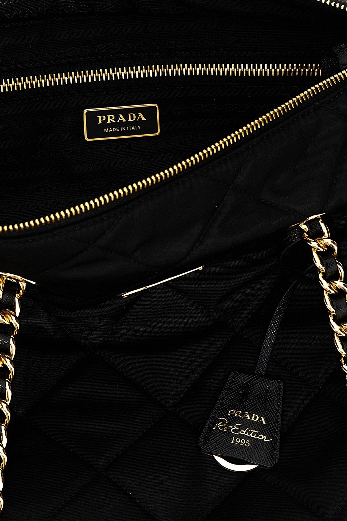 Prada Women 'Re-Edition 1995 Chaîne' Large Shopping Bag