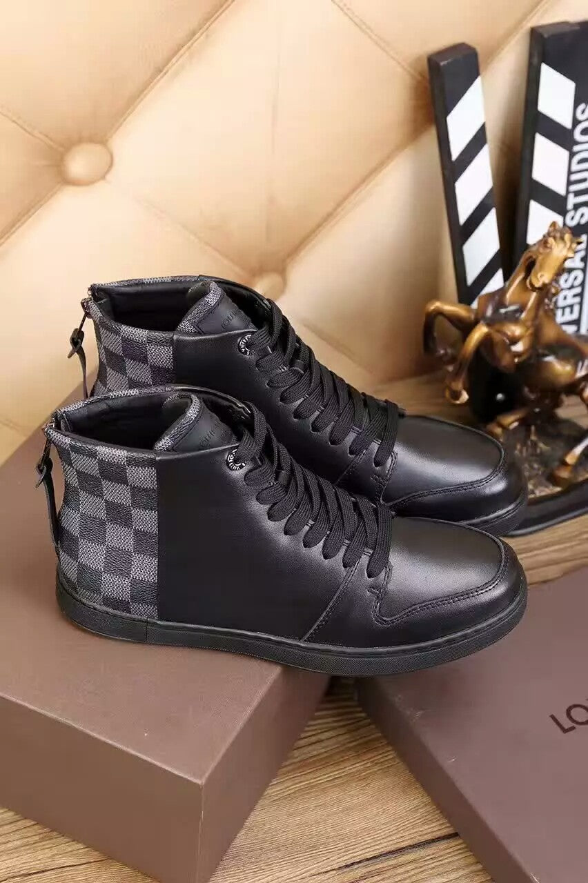 The Bags Vibe - Louis Vuitton HIgh Top Black Sneaker