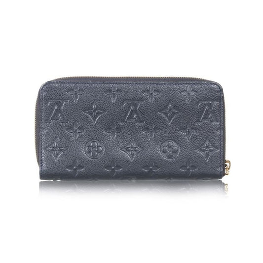 LOUIS VUITTON Black Zippy Empreinte Wallet