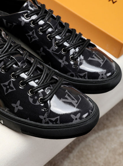 The Bags Vibe - Louis Vuitton Low LWnogram Black Breathable Sneaker