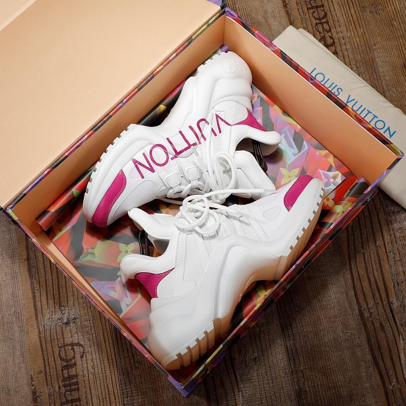 The Bags Vibe - Louis Vuitton Archlight White Pink Sneaker