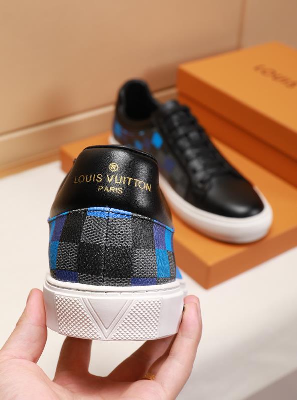 The Bags Vibe - Louis Vuitton Black and Blue Sneaker