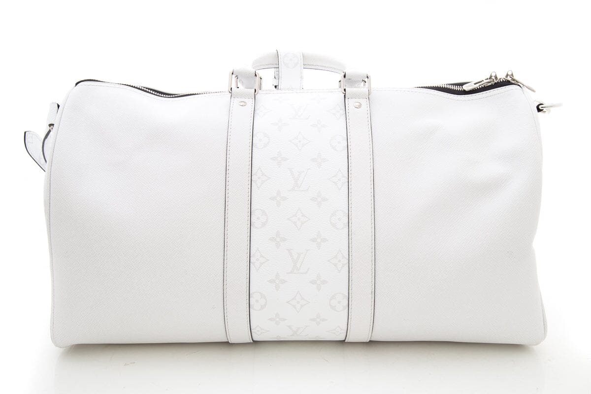 Louis Vuitton White Travel Duffle