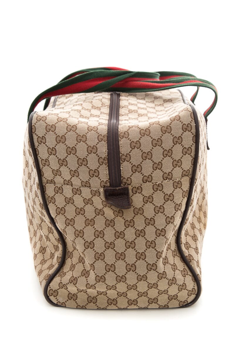 Vintage Gucci Monogram GG Canvas Duffle