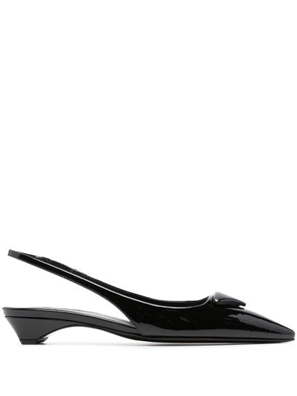 Prada Women Patent Leather Slingback Pumps