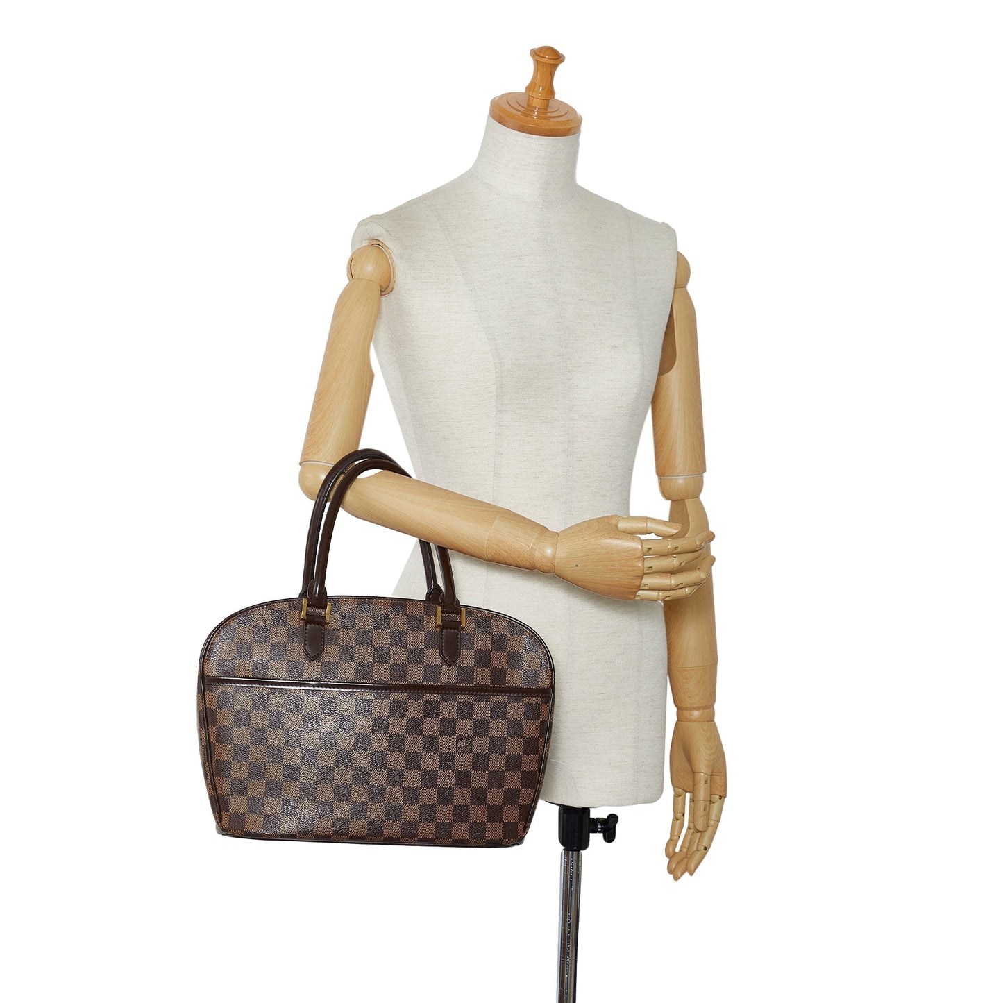 LOUIS VUITTON Damier Ebene Sarria Horizontal Handbag