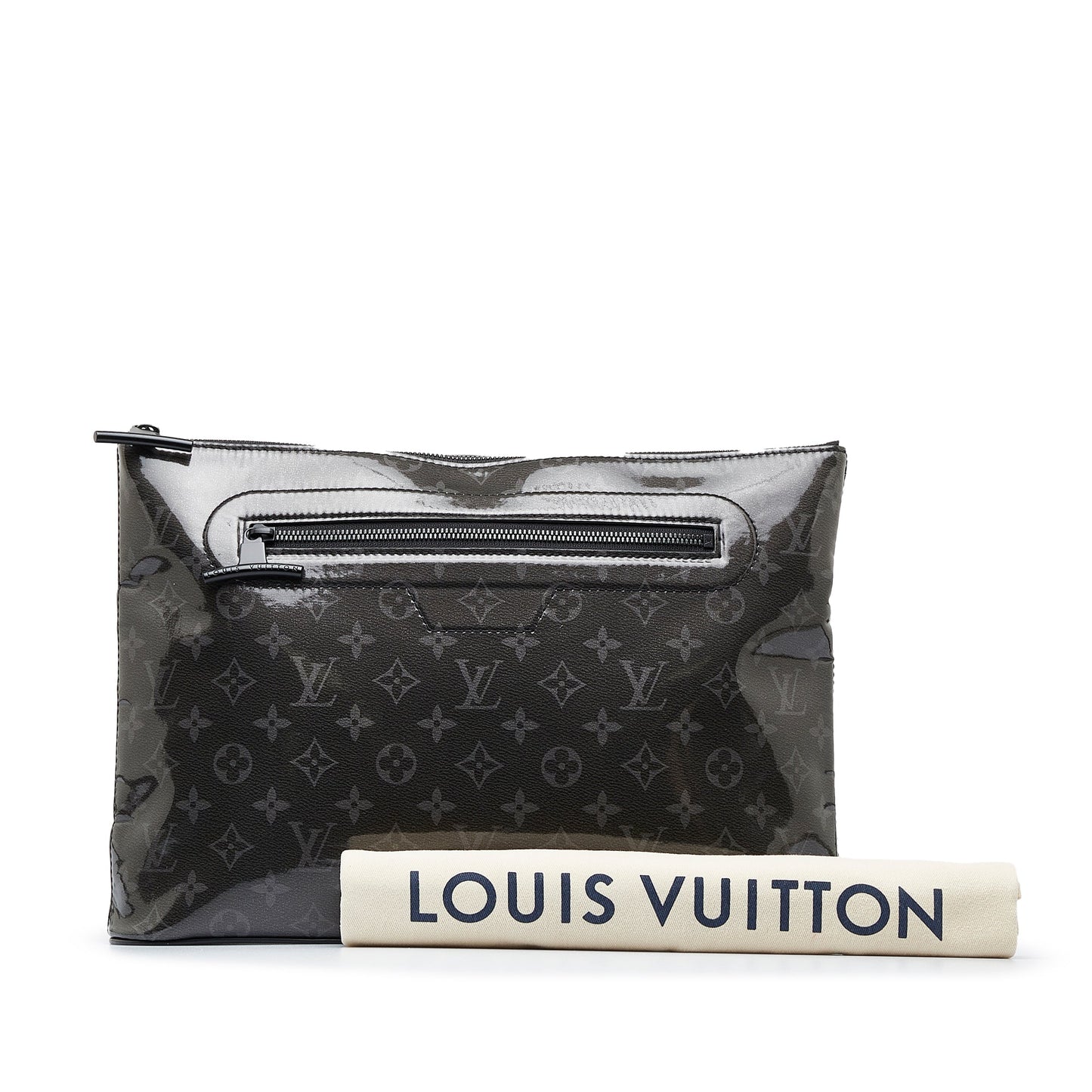 LOUIS VUITTON Monogram Glaze Pochette Cosmos Clutch Bag