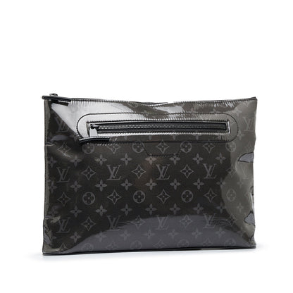 LOUIS VUITTON Monogram Glaze Pochette Cosmos Clutch Bag