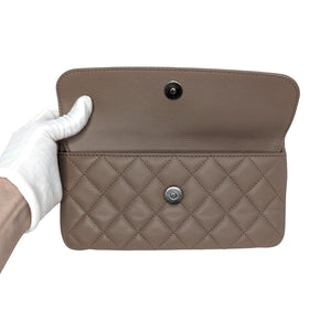 Chanel Beige Grained Calfskin All About Flap Bag