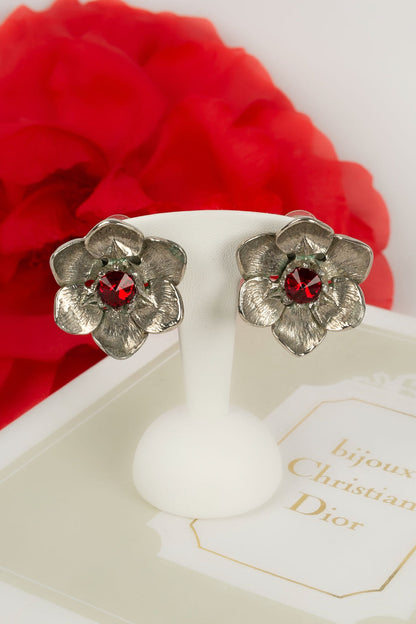 Boucles d'oreilles "fleur" Christian Dior