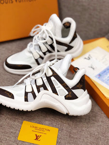 The Bags Vibe - Louis Vuitton Archlight White Brown Sneaker