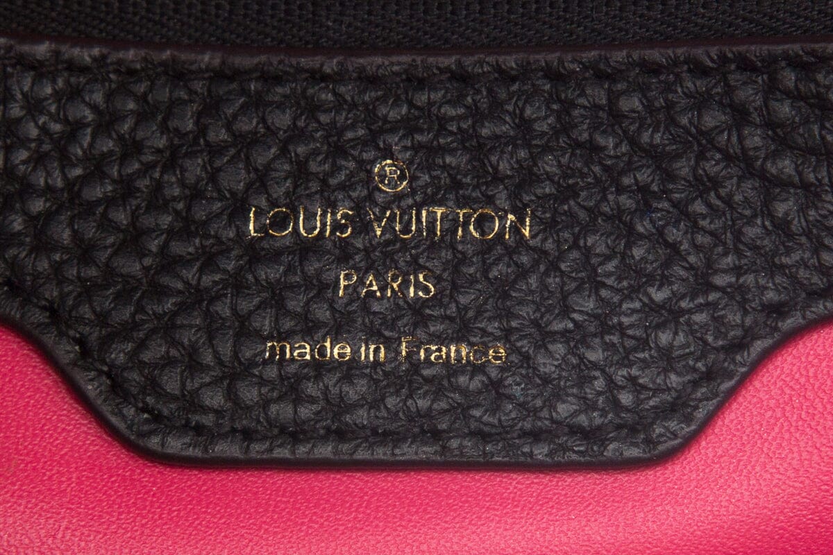 Louis Vuitton Black Capucines  Handbag