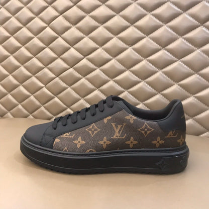 The Bags Vibe - Louis Vuitton Time Out Brown Black Sneaker