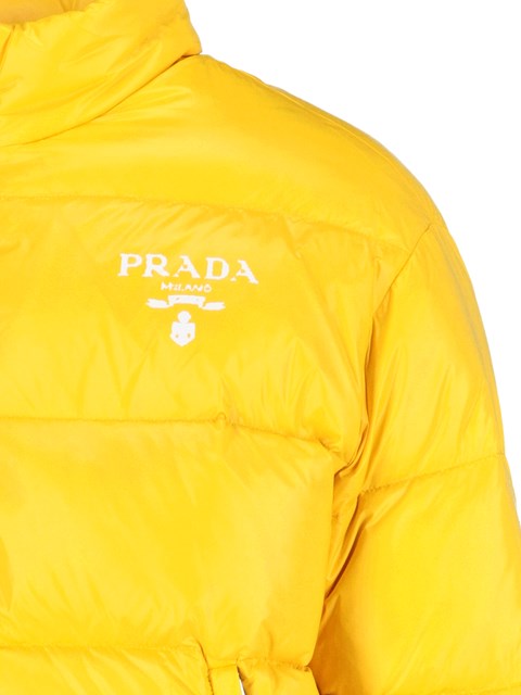 Prada Men Down Jacket With Logo