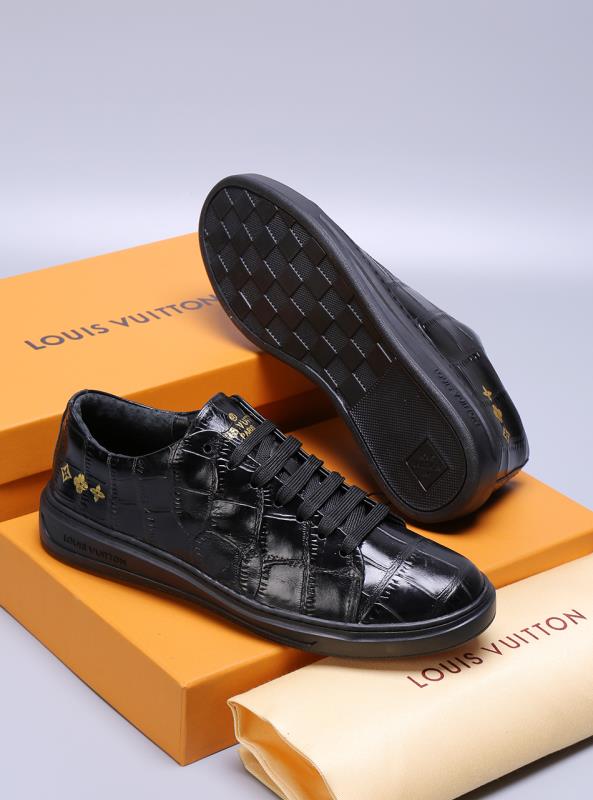 The Bags Vibe - Louis Vuitton Alligator Black Sneaker