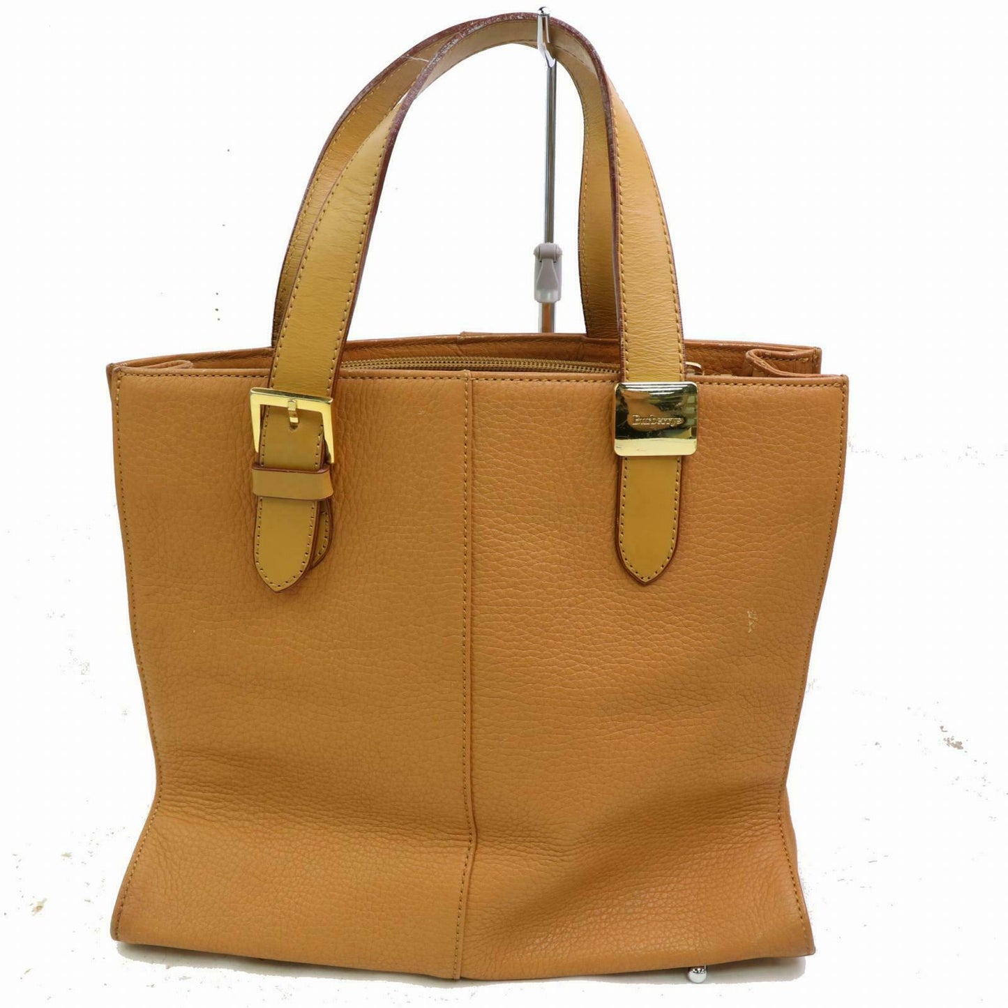 Burberry Tote Bag Light Brown Leather (SHC1-14236)