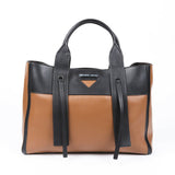 Prada Large Ouverture Brown Leather Tote Bag