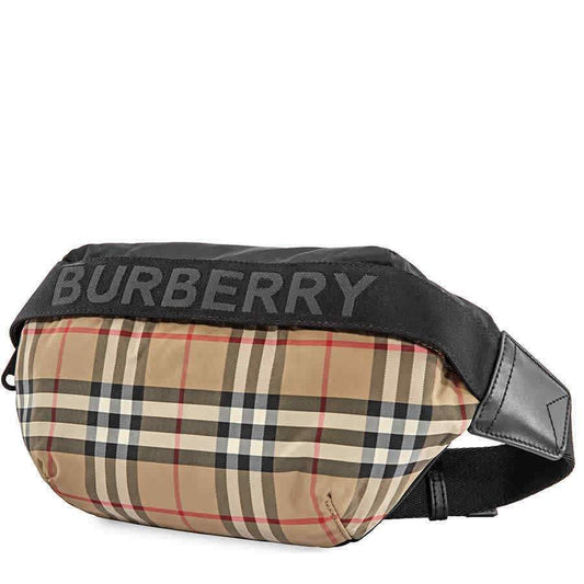 Burberry Medium Vintage Check Bum Bag- Archive Beige 8011392