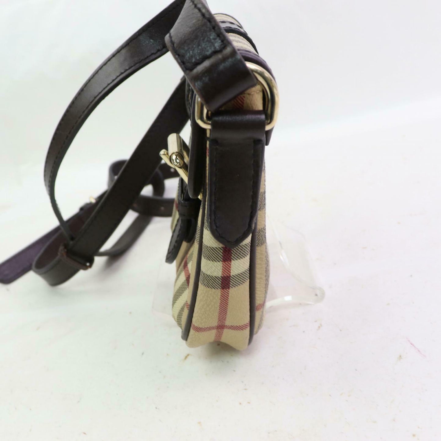 Brand Inspired Burberry Shoulder Bag Light Brown PVC (SHC7-10093)