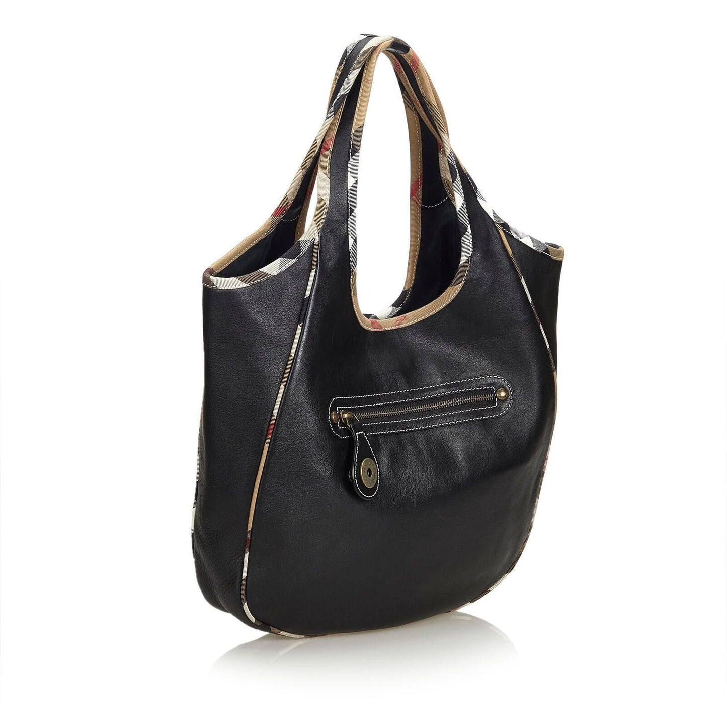 Burberry Black Others Leather Tote Bag United Kingdom