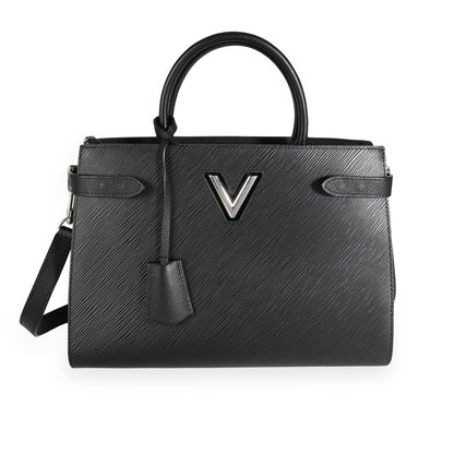 Louis Vuitton Black Epi Leather Twist Tote