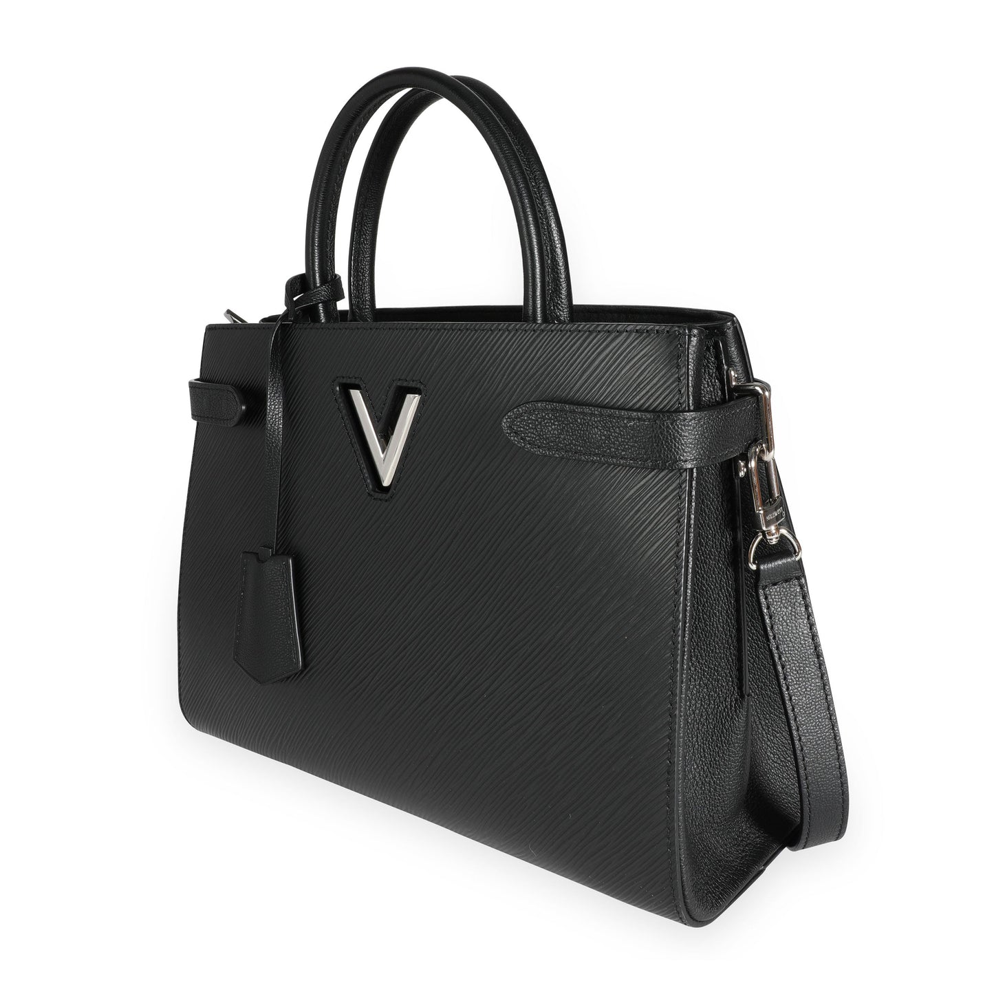 Louis Vuitton Black Epi Leather Twist Tote