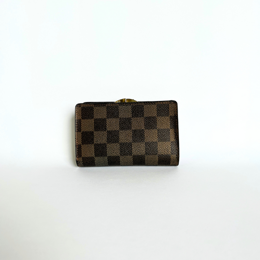 Louis Vuitton Clip Wallet Damier Ebene