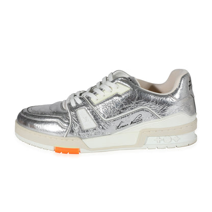 Louis Vuitton -  Louis Vuitton Trainer 'Silver' (8 UK)