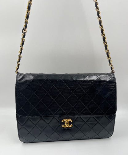 Vintage Black Chanel Flap Bag