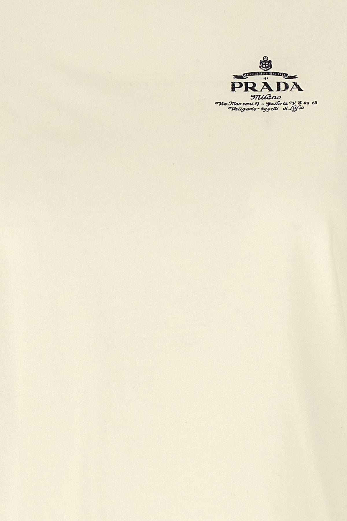 Prada Women Logo Print T-Shirt