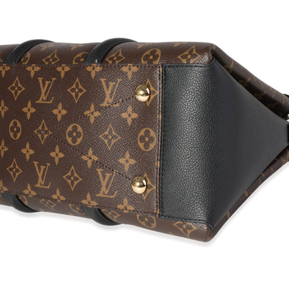 Louis Vuitton Monogram Canvas & Black Leather Soufflot MM