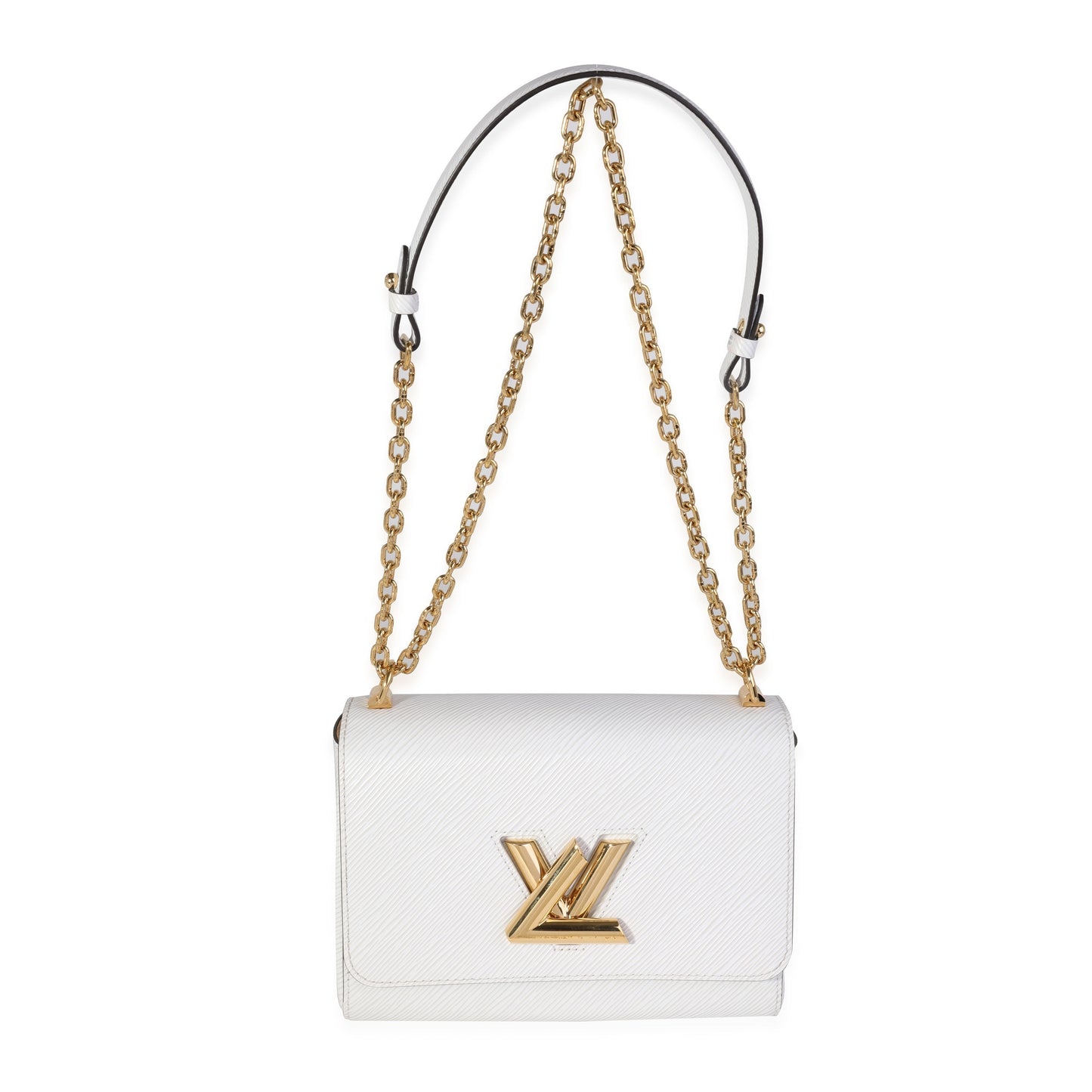 Louis Vuitton Blanc Epi Leather Twist MM