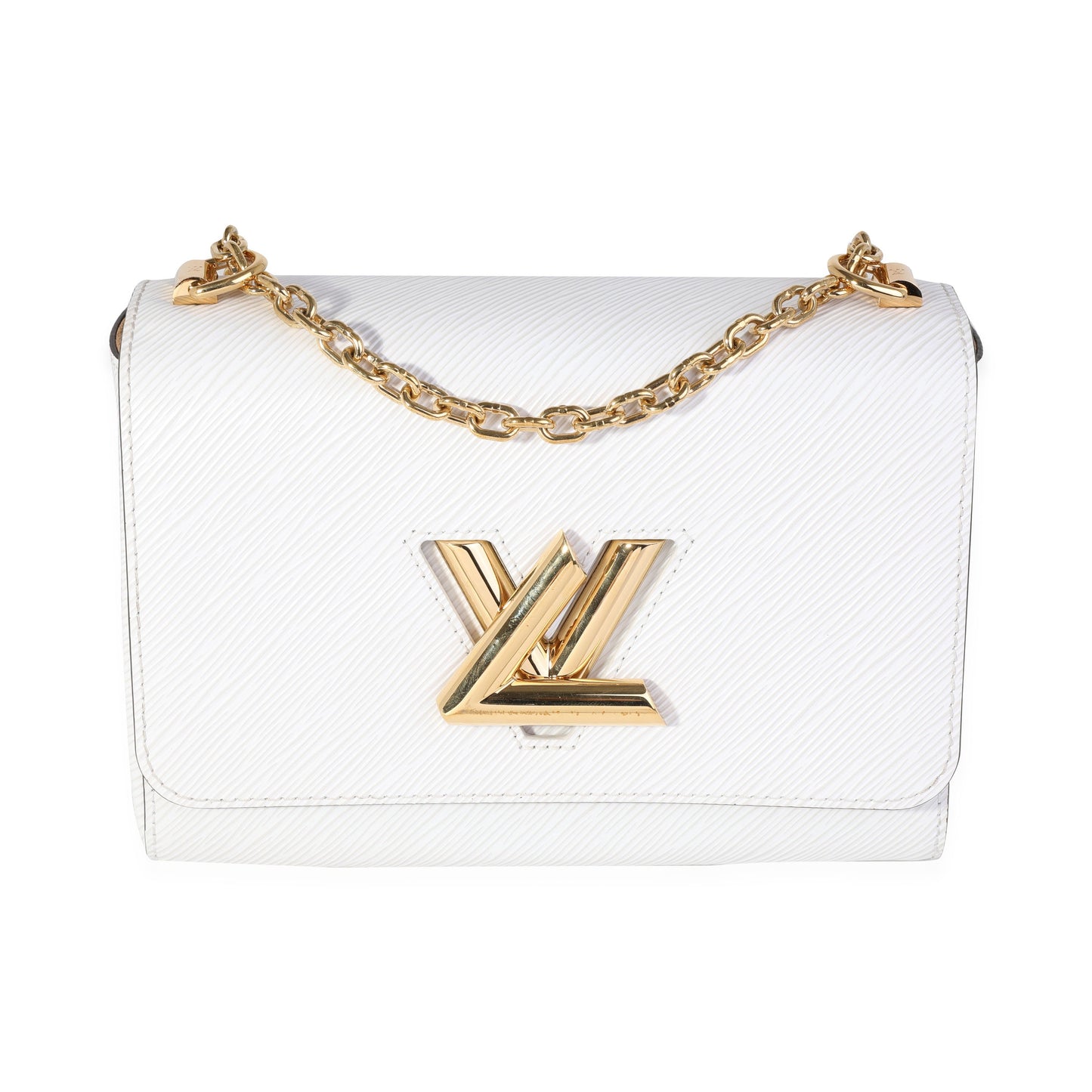 Louis Vuitton Blanc Epi Leather Twist MM