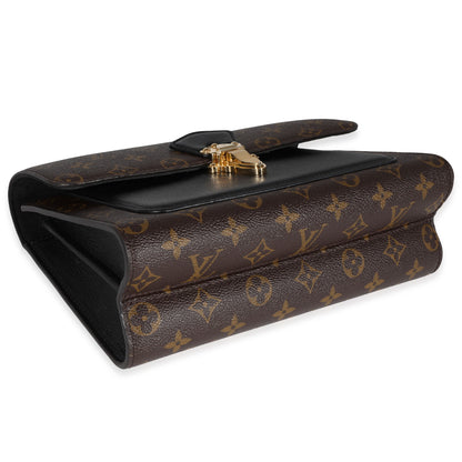 Louis Vuitton Monogram Canvas & Black Leather Victoire Bag