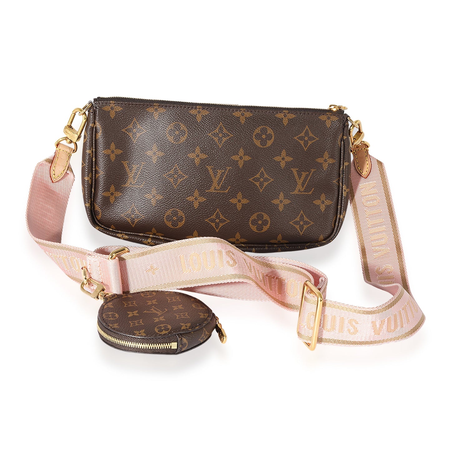 Louis Vuitton Monogram Canvas & Rose Clair Multi-Pochette Accessoires