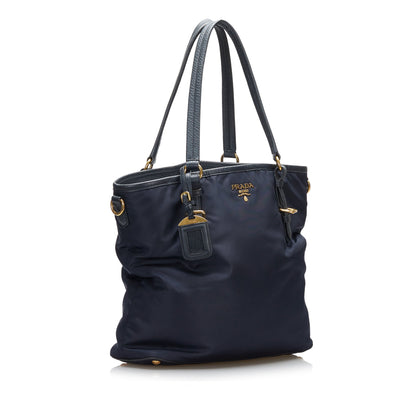 Prada Tessuto Shopper Blue Nylon