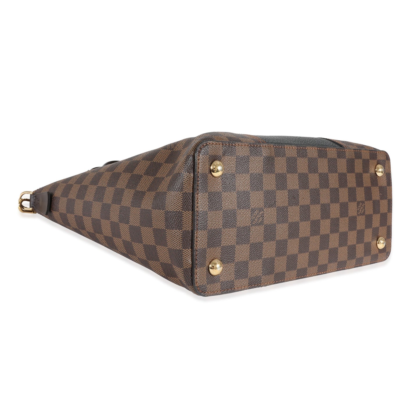 Louis Vuitton Canvas Damier Ebene Taurillon Jersey Tote