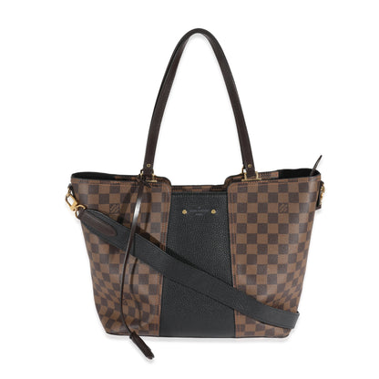 Louis Vuitton Canvas Damier Ebene Taurillon Jersey Tote