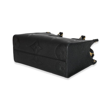 Louis Vuitton Black Empreinte Monogram Giant Onthego PM