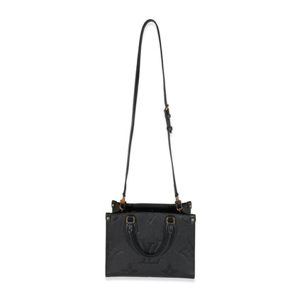 Louis Vuitton Black Empreinte Monogram Giant Onthego PM