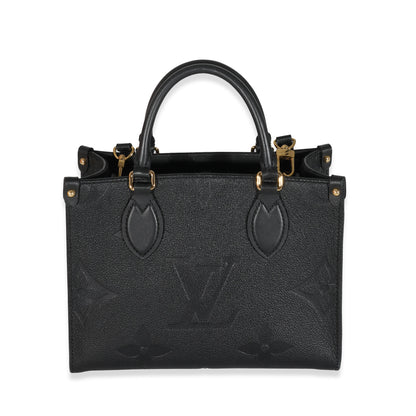 Louis Vuitton Black Empreinte Monogram Giant Onthego PM